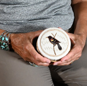 Anishinaabe Birchbark Box by Penny Worthington