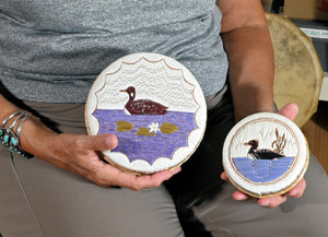 Quill Box with Floating Loon by Penny Worthington