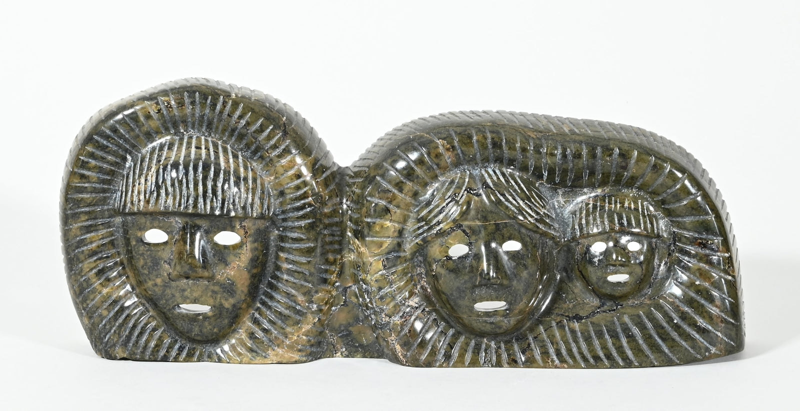 Inuit Family Faces by Tuk Nuna