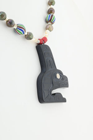 Killer Whale Pendant by Haida Artist Glenn Pollard