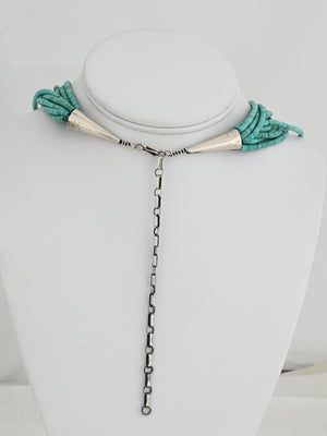 Necklace with Shell Pendant by Mary Coriz Lovato