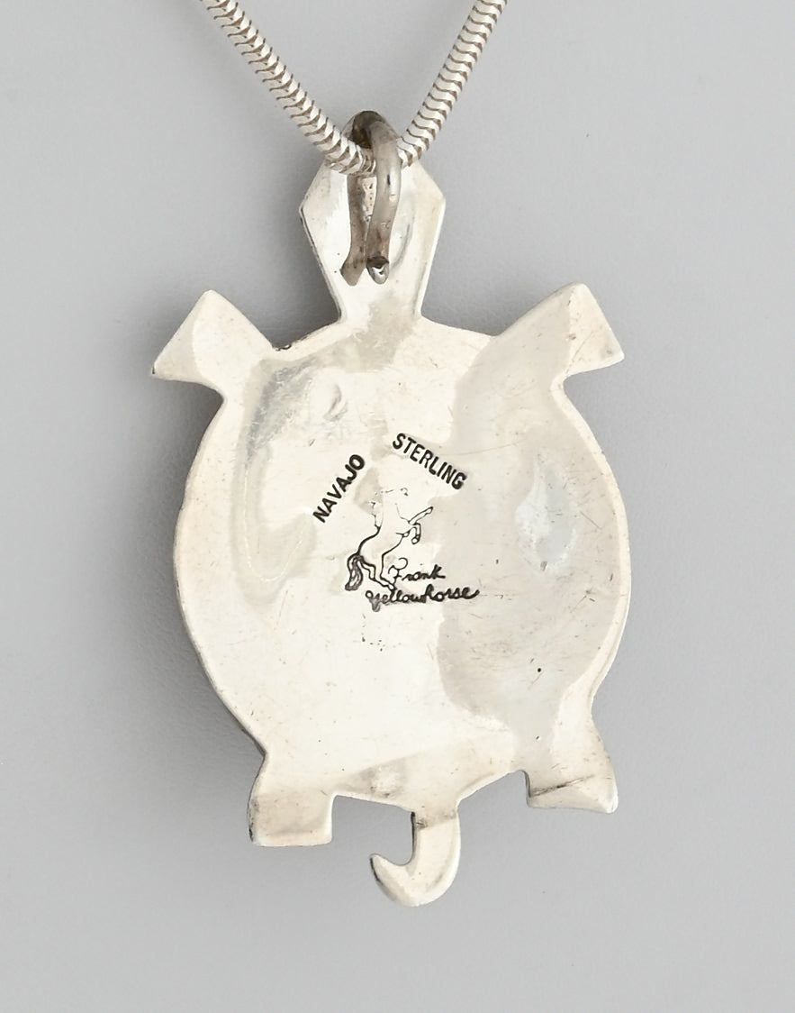 Turtle Pendant by Frank Yellowhorse