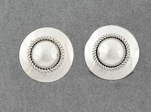 Earrings with Clips by Artie Yellowhorse