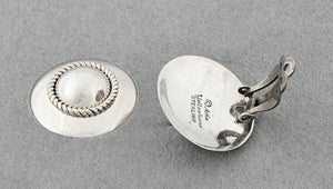 Earrings with Clips by Artie Yellowhorse