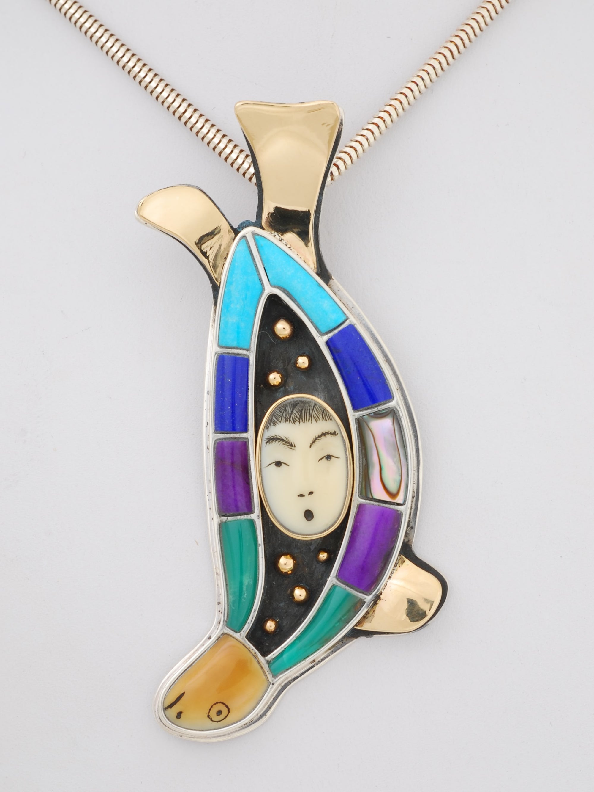 Seal Person Pin/Pendant by Denise Wallace