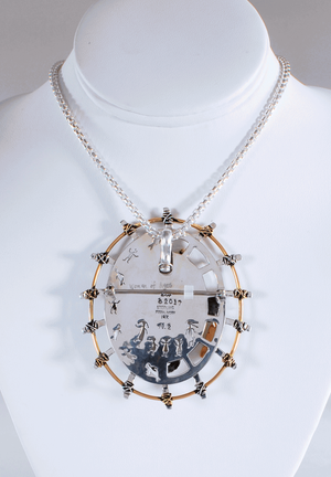 "Woman Of The Ages Mask II" Pin/Pendant by Denise Wallace