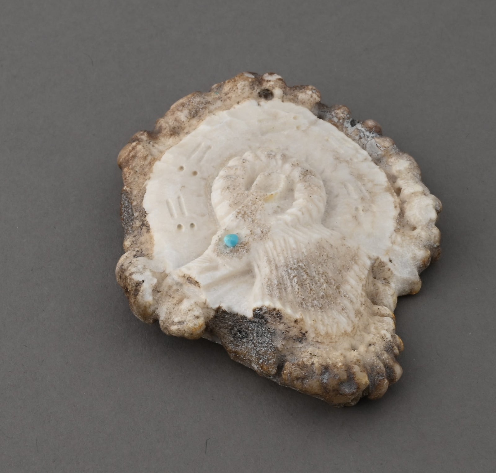 Ram Fetish on Antler