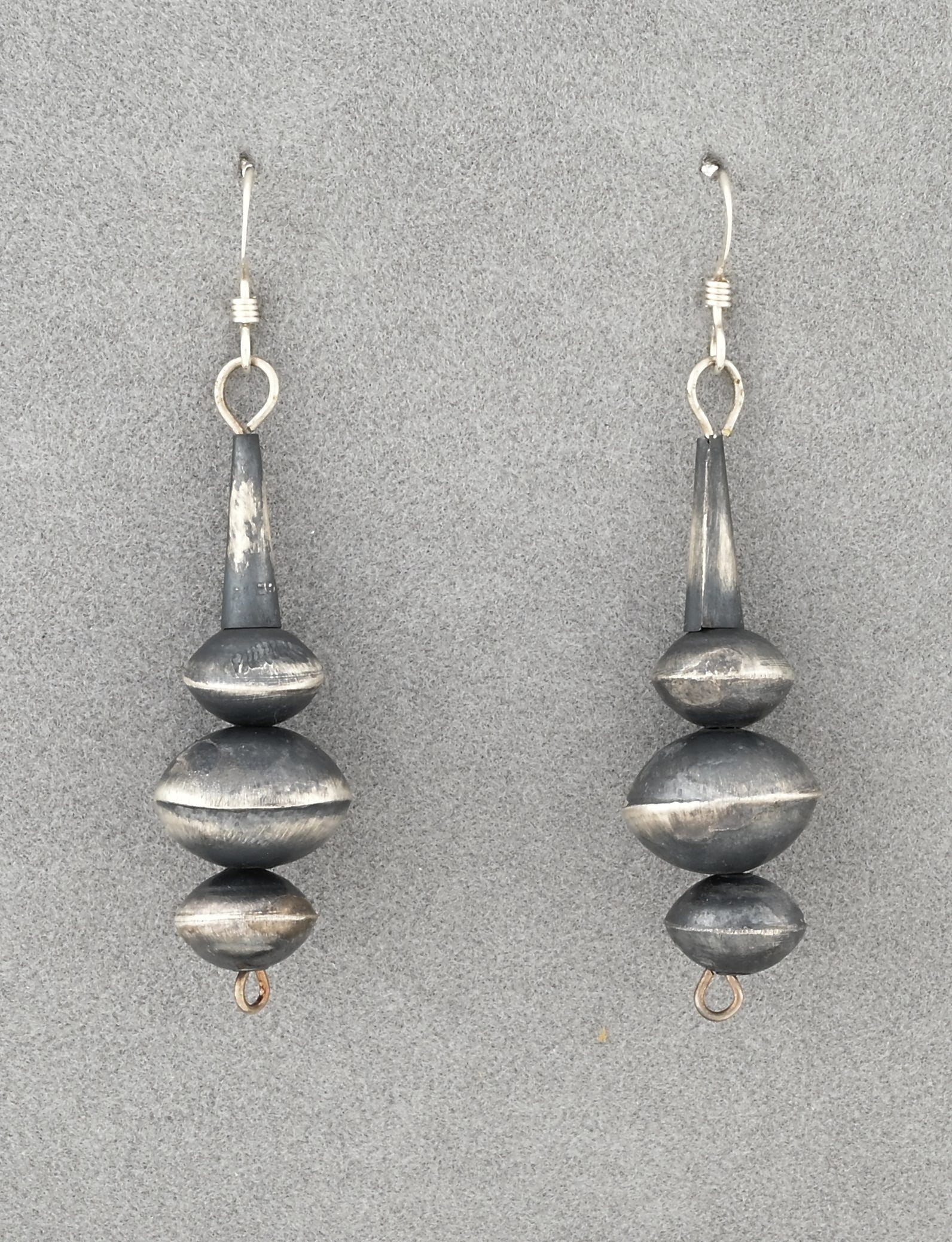 Earrings with Sterling Silver Beads