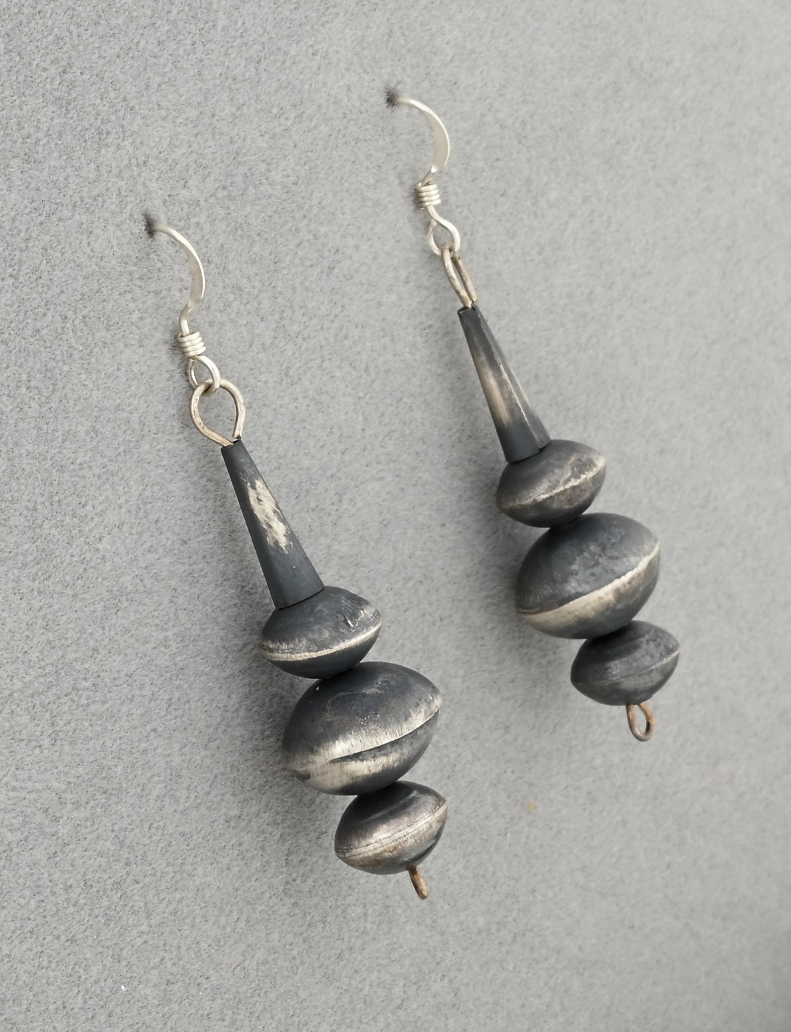 Earrings with Sterling Silver Beads