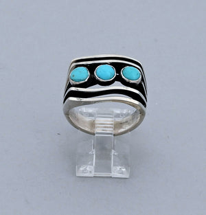 Ring with Turquoise by James Bahe