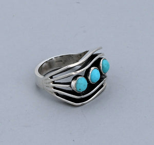 Ring with Turquoise by James Bahe
