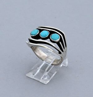 Ring with Turquoise by James Bahe