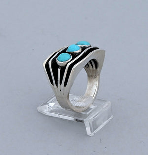Ring with Turquoise by James Bahe