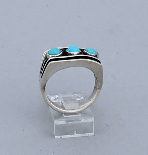 Ring with Turquoise by James Bahe