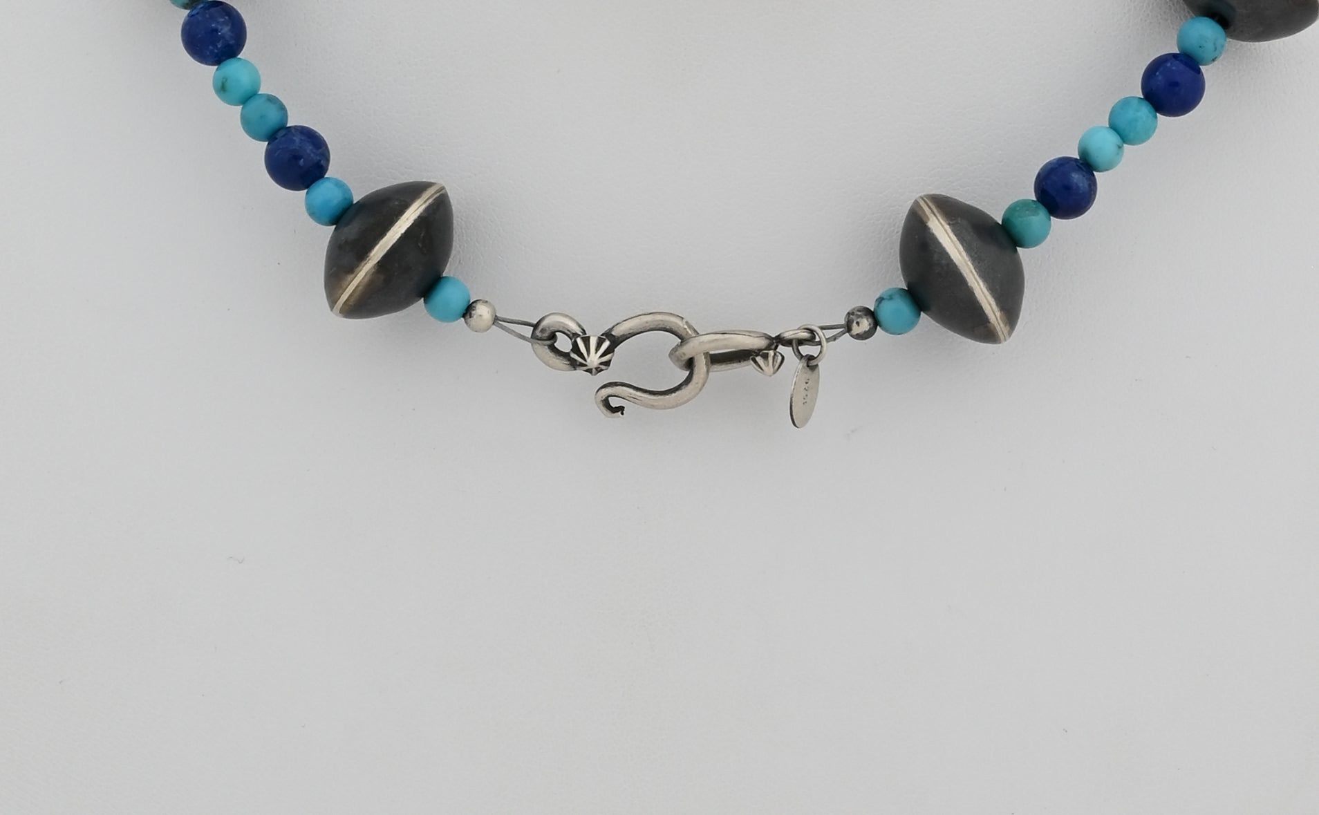 Choker Necklace with Antiqued Beads