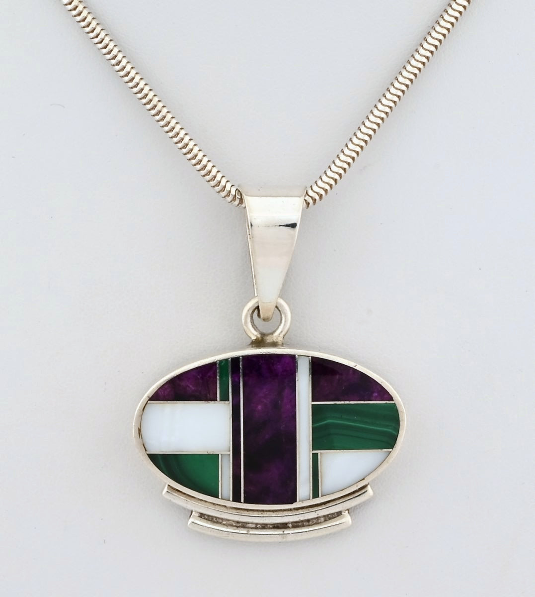 Pendant with Inlay by Tracey-Knifewing (vintage)