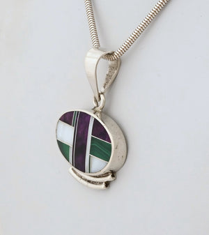 Pendant with Inlay by Tracey-Knifewing (vintage)