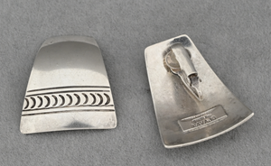Clip-on Earrings: Navajo (Artist Unknown)