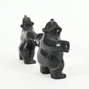 Two Bears Dancing by Johnny Papigatok