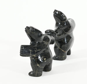 Two Bears Dancing by Johnny Papigatok
