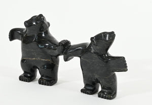 Two Bears Dancing by Johnny Papigatok