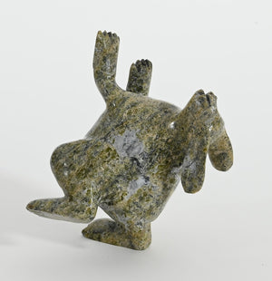 Dancing Arctic Hare by Pits Qimirpik