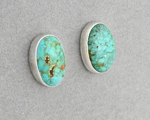 Earrings with Vintage Turquoise
