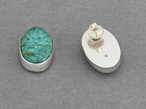 Earrings with Vintage Turquoise