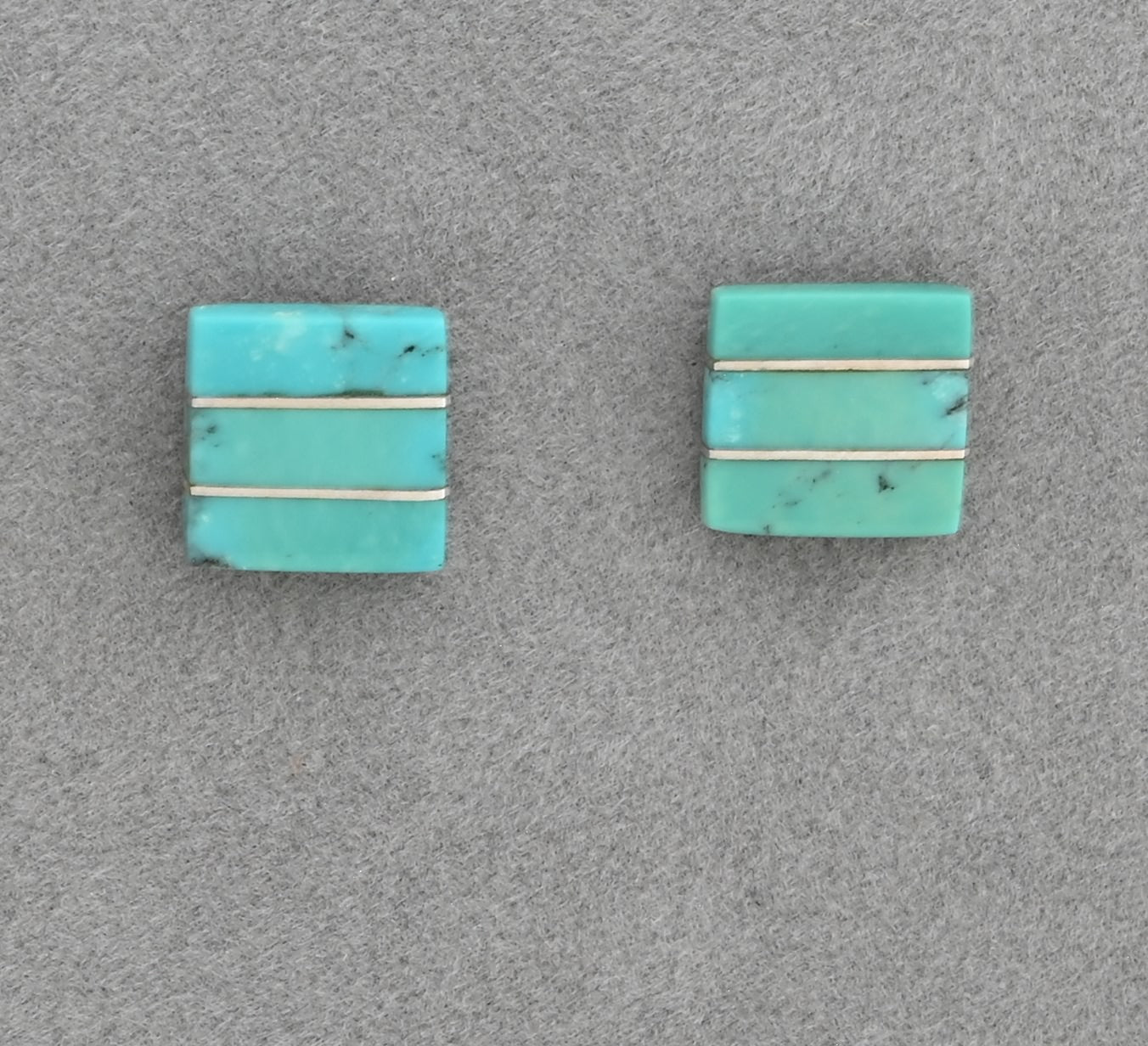 Earrings, Studs with Turquoise