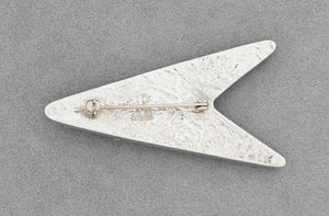 Arrow-Shaped Pin with Inlay