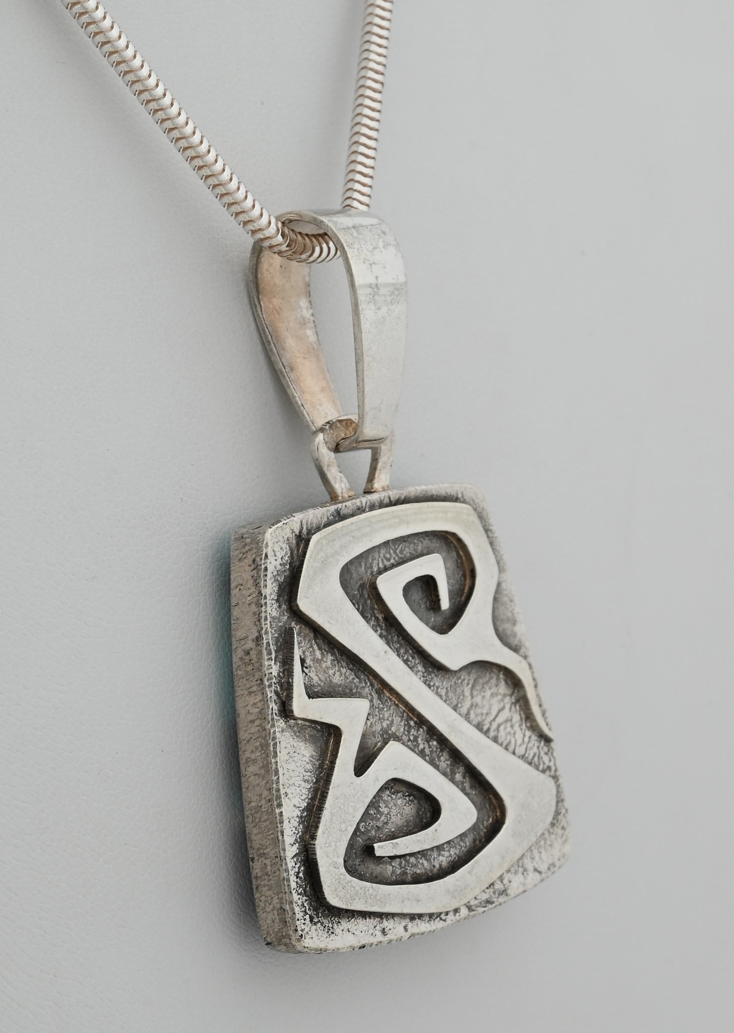 Pendant with Turquoise and Sugilite (Reversible)