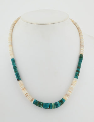 Necklace with Rolled Beads