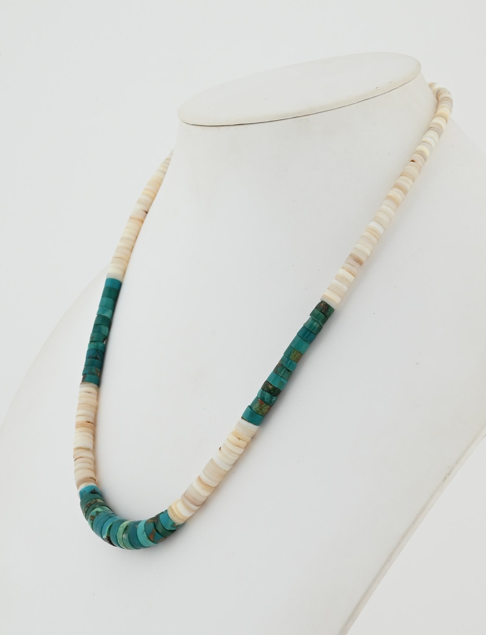 Necklace with Rolled Beads