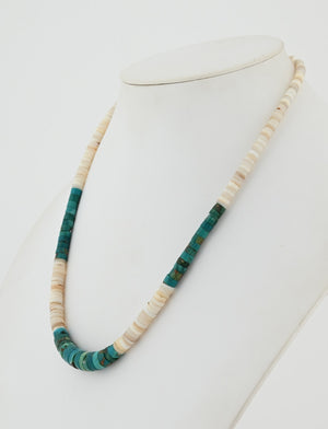 Necklace with Rolled Beads