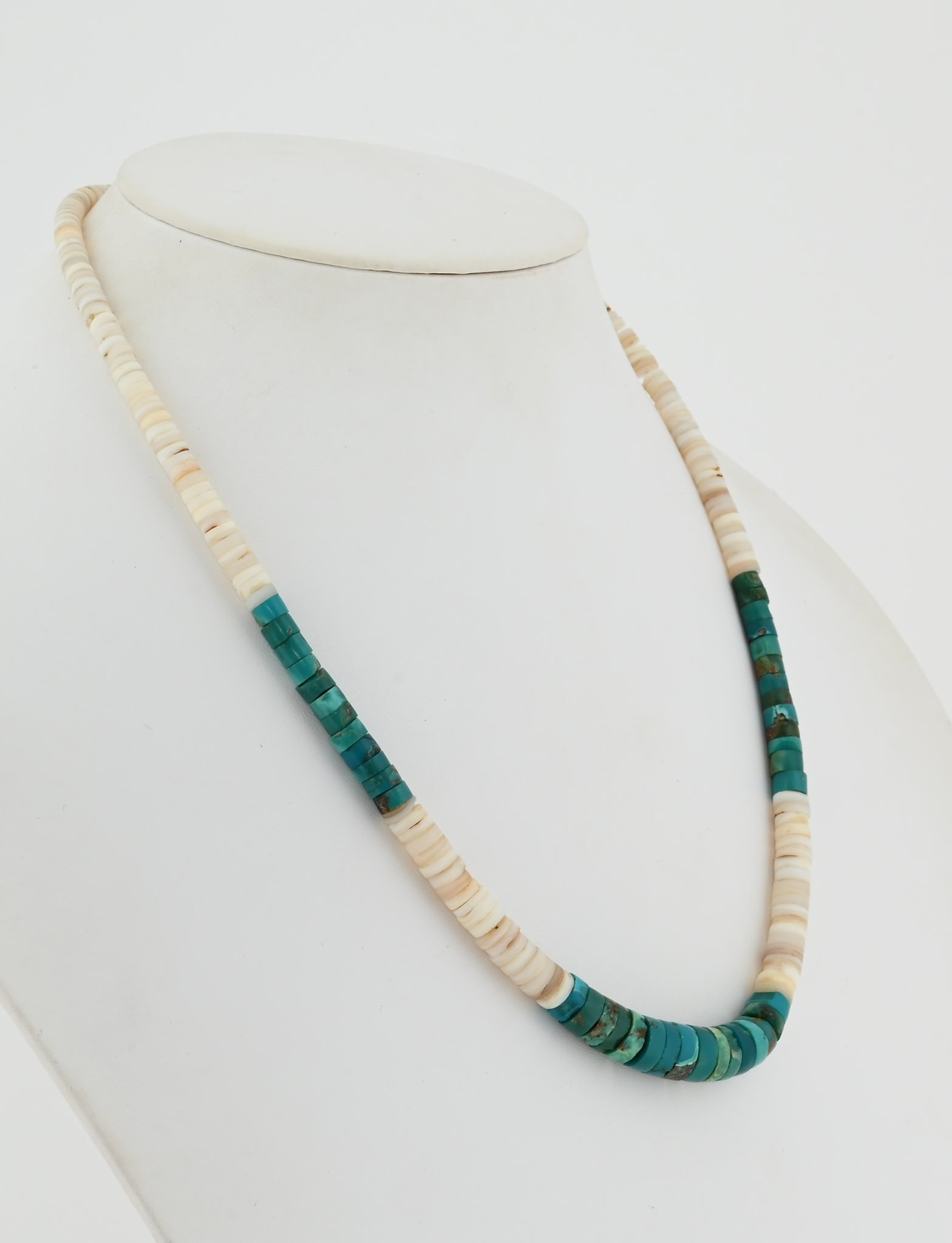 Necklace with Rolled Beads