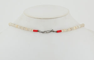 Necklace with Rolled Beads
