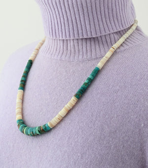 Necklace with Rolled Beads