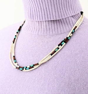 3 Strand Heishi Necklace