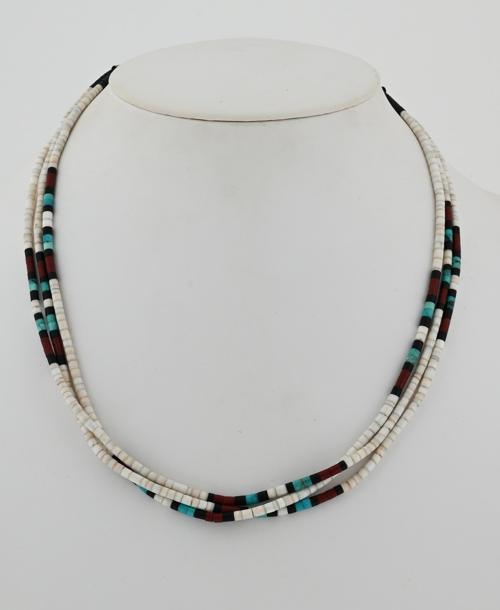 3 Strand Heishi Necklace