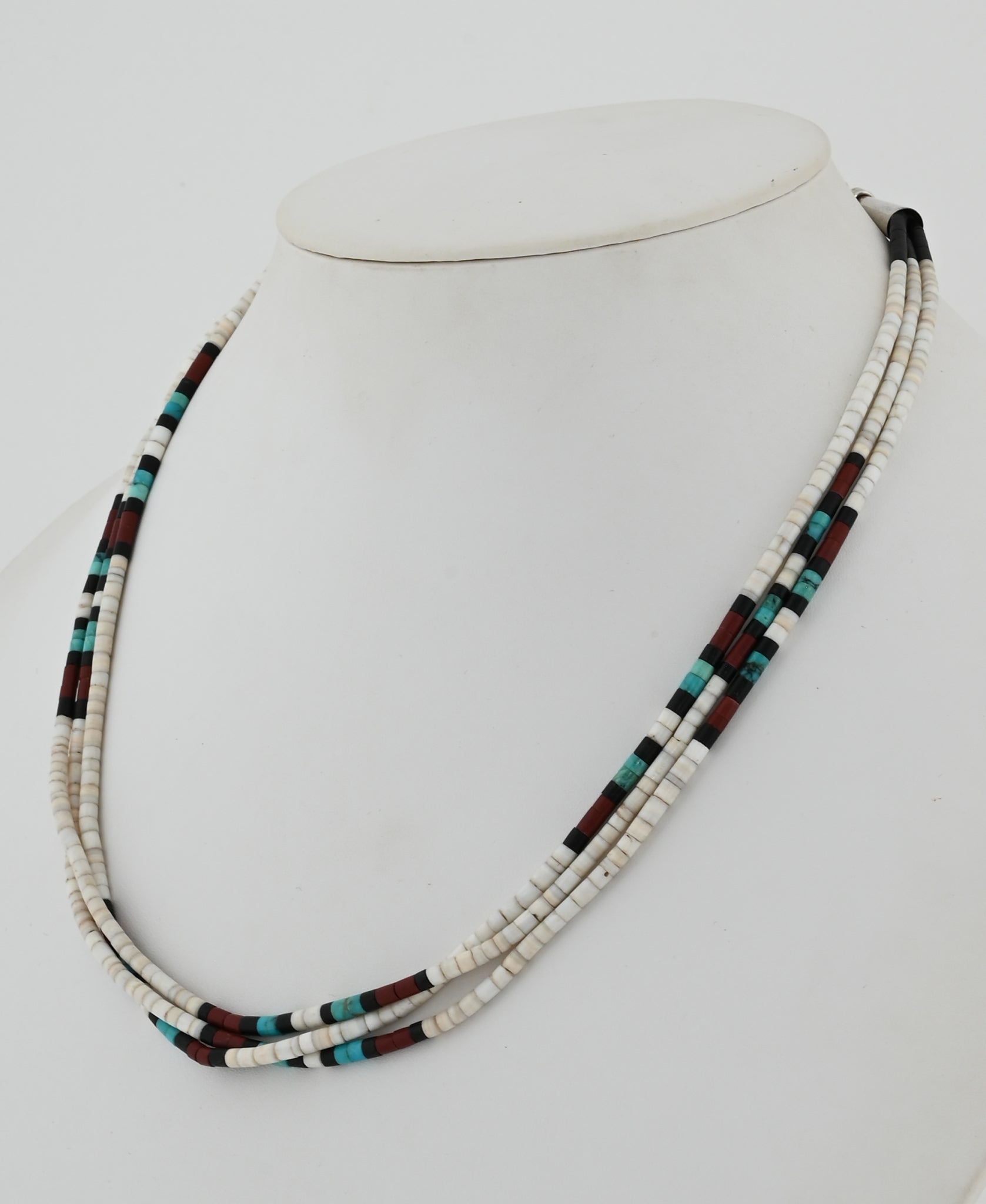 3 Strand Heishi Necklace