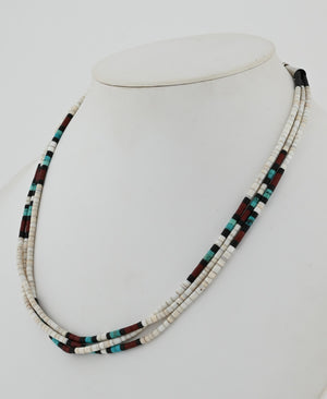 3 Strand Heishi Necklace