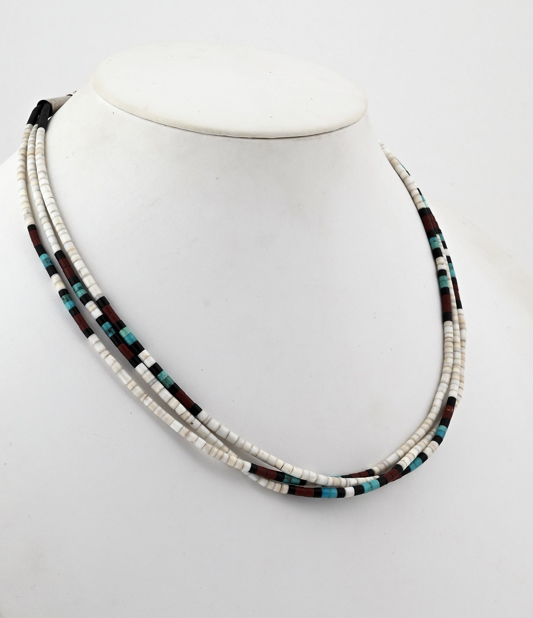 3 Strand Heishi Necklace