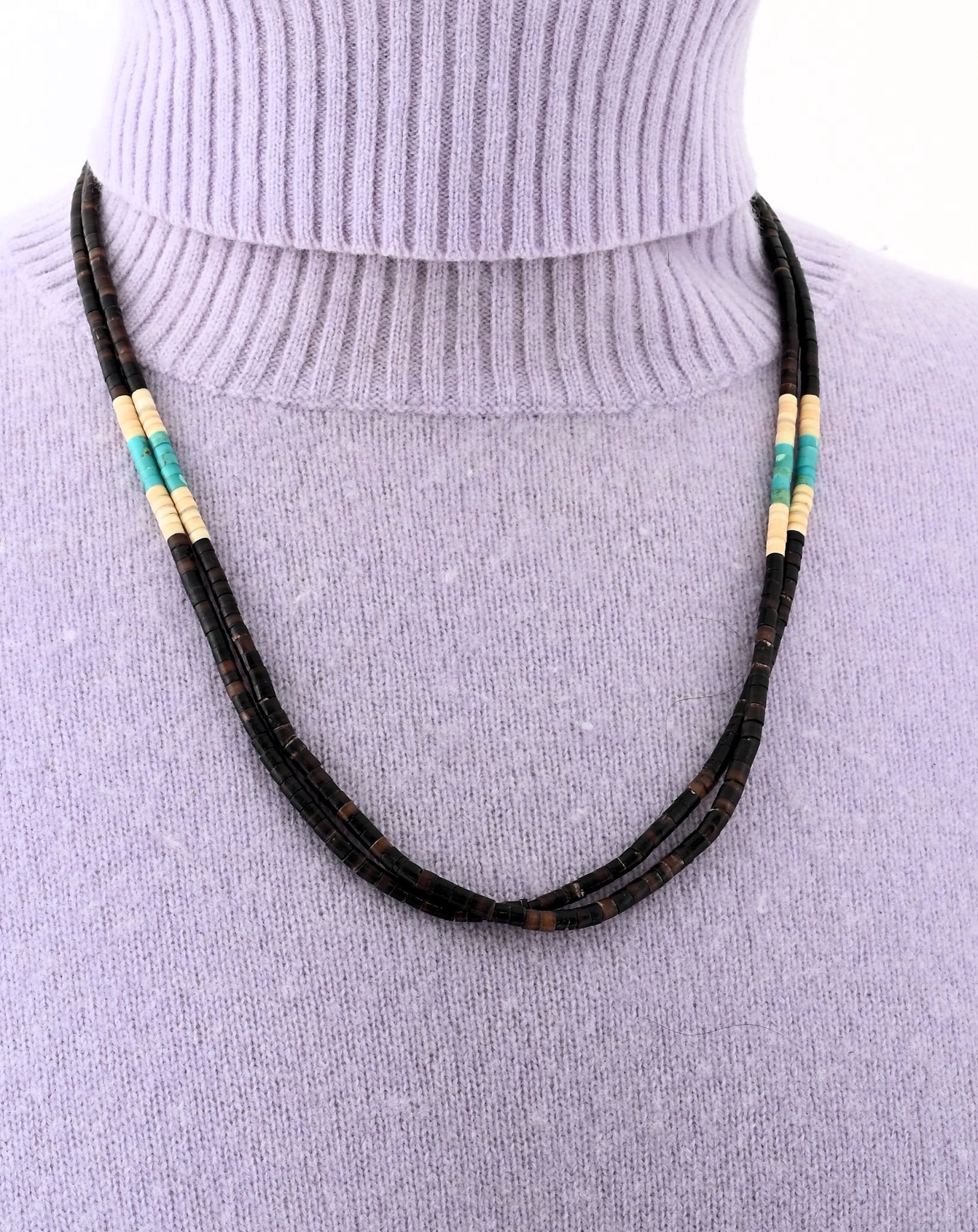 Two Strand Heishi Necklace