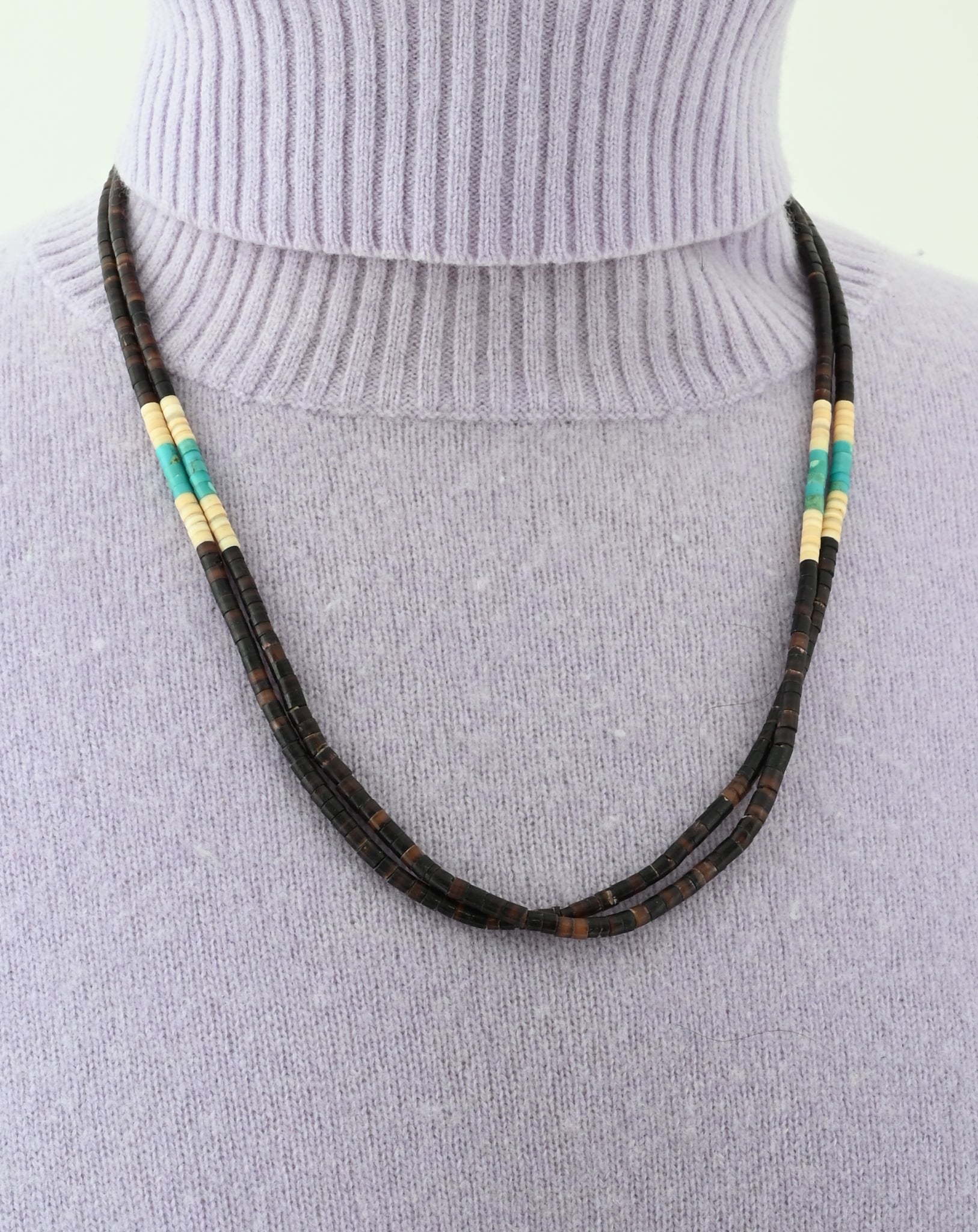 Two Strand Heishi Necklace