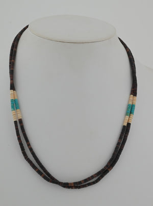 Two Strand Heishi Necklace