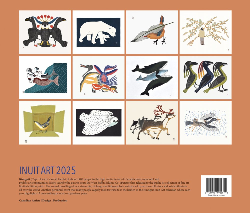 Cape Dorset 2025 Inuit Wall Calendar