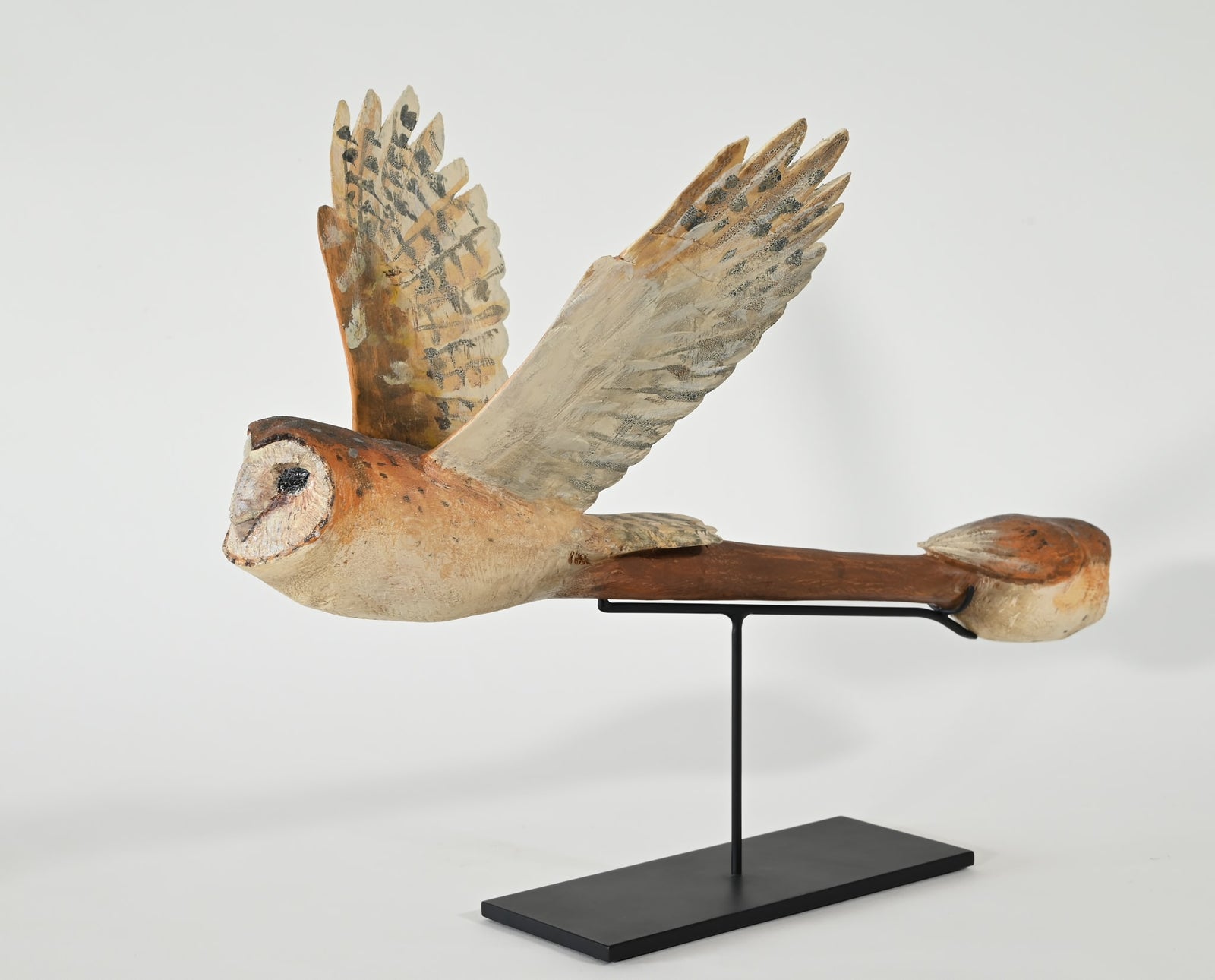 "Owl Dream Stick" Original Wood Sculpture by Hib Sabin