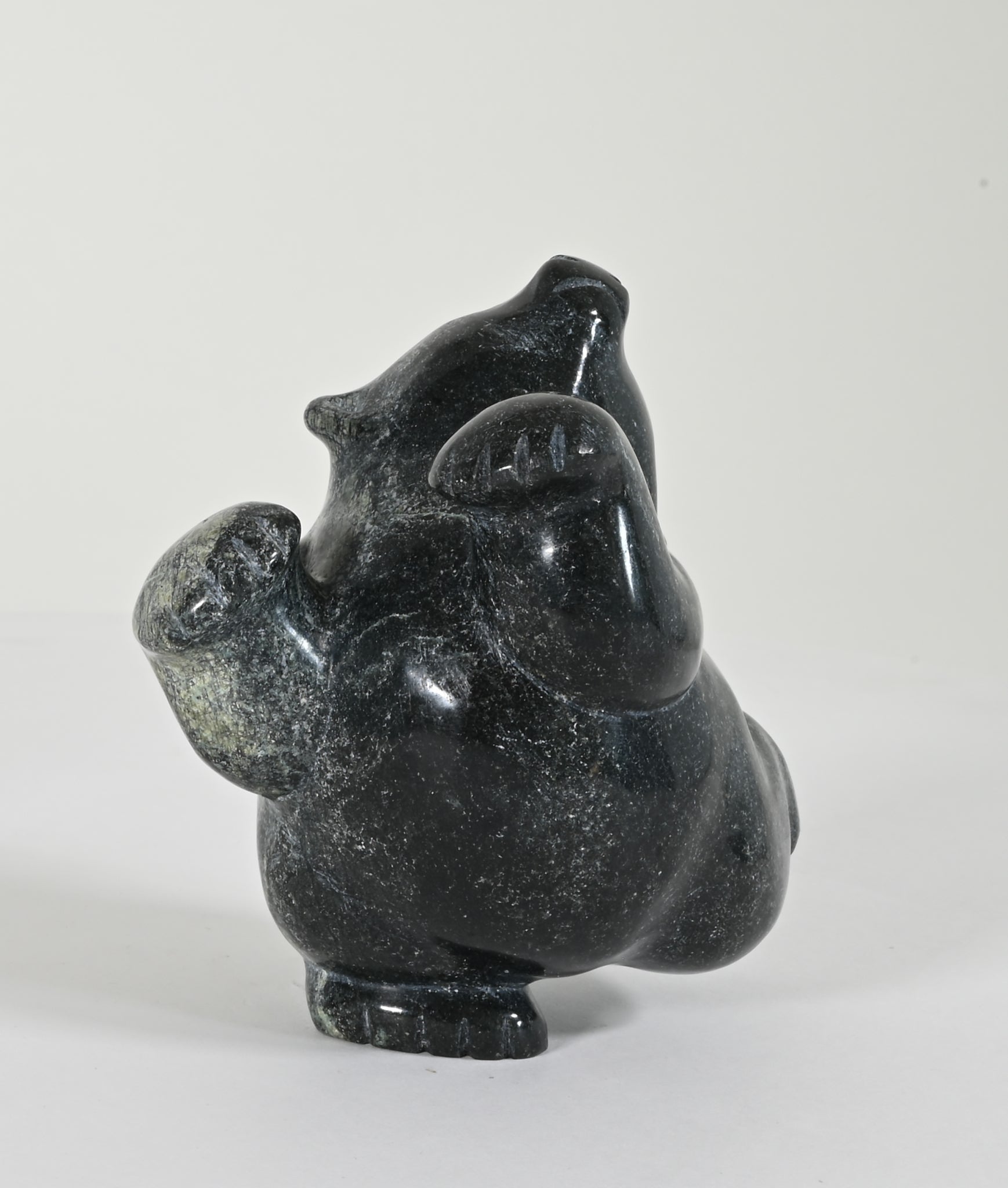 Dancing Bear by Markoosie Papigatok