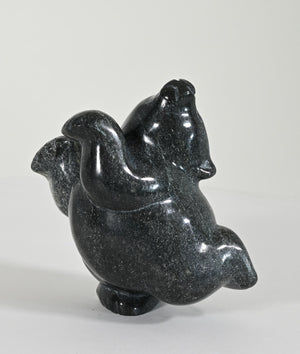 Dancing Bear by Markoosie Papigatok