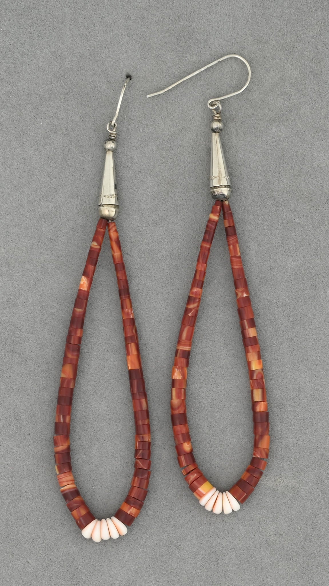 "Jackla" Earrings, traditional Navajo